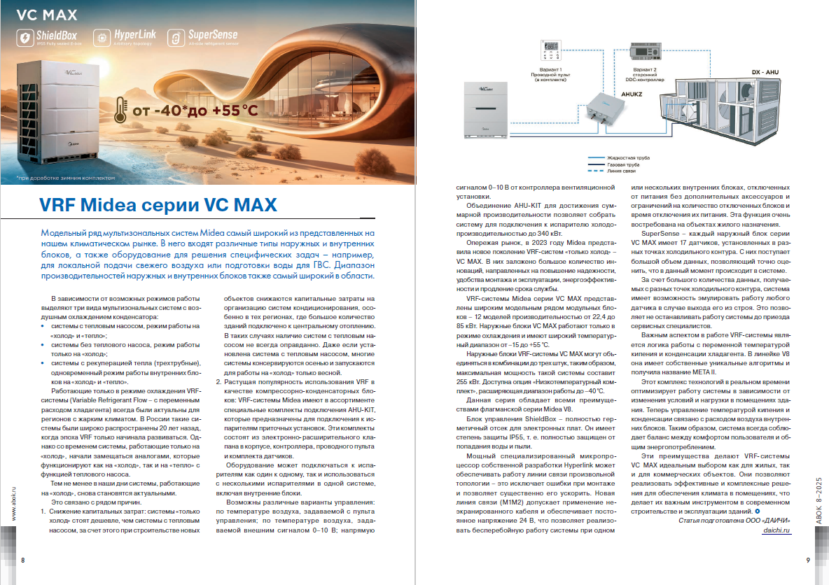 ​VRF Midea серии VC MAX